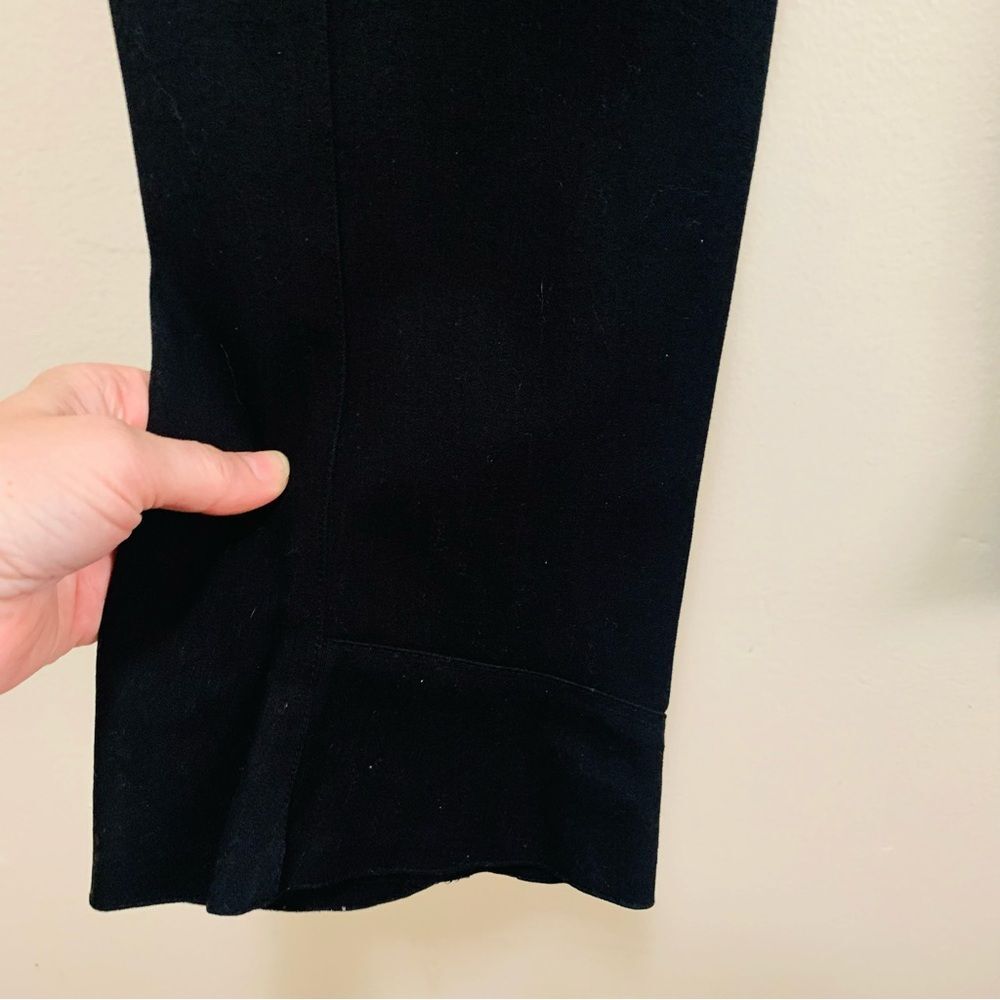 DKNY Women's Black Cotton and Suede pants size 8 - Picture 5 of 8